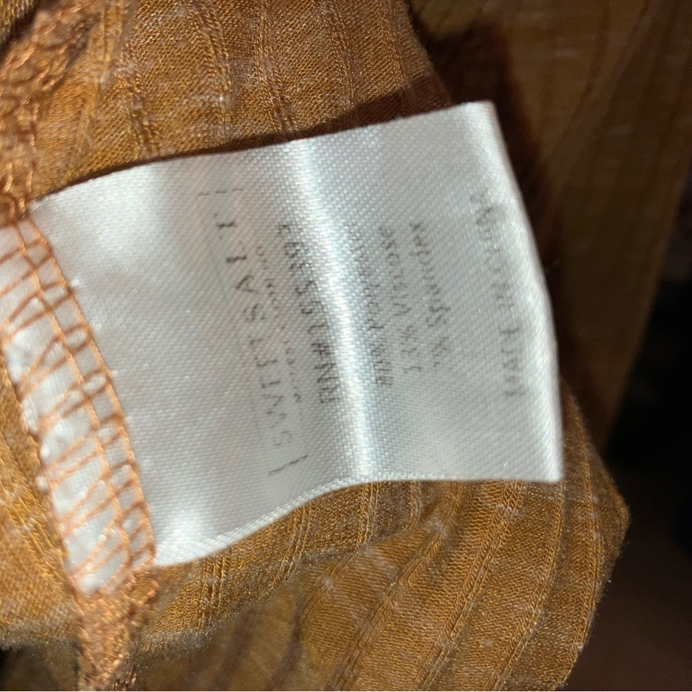 SweetSalt Golden Ribbed Dress - Picture 5 of 6